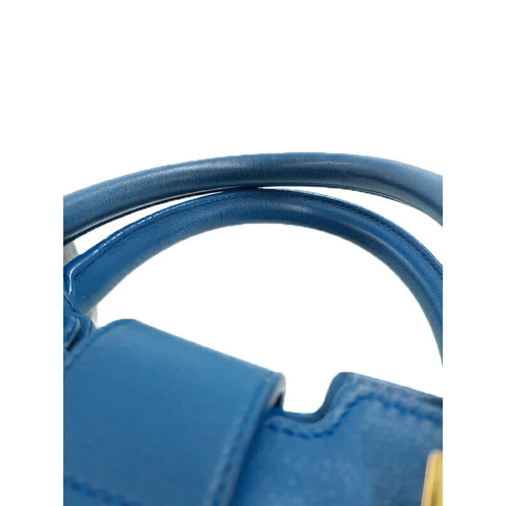 SAINT LAURENT PARIS Monogram Cabas 2way Leather HandBag - Picture 4 of 9